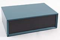 1426V-B (1426 Series Enclosures - Hammond) - Blue - 305mm x 203mm x 102mm - 20 Gauge Steel with Aluminium Ends - IP32