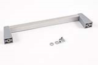 1427LGC (1427 Series Metal Handles - Hammond) - Grey/Clear - 197mm x 13mm x 42mm - Aluminium & Polyamide