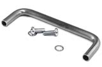 1427S3 (1427 Series Chassis Handles - Hammond) - Chrome - 110mm x 8mm x 38mm - Chrome Steel