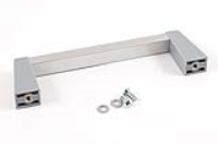 1427TGC (1427 Series Metal Handles - Hammond) - Grey/Clear - 146mm x 14mm x 42mm - Aluminium & Polyamide