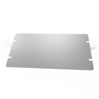 1431-10 (1441 Series Chassis Bottom Panel - Hammond) - Grey - 194mm x 76mm x 1mm - Steel