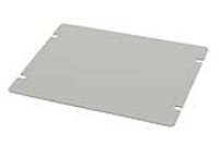 1431-12 (1441 Series Chassis Bottom Panel - Hammond) - Grey - 168mm x 76mm x 1mm - Steel