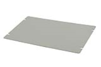 1431-16 (1441 Series Chassis Bottom Panel - Hammond) - Grey - 244mm x 102mm x 1mm - Steel