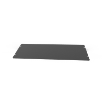 1431-18BK3 (1441 Series Chassis Bottom Panel - Hammond) - Black - 333mm x 76mm x 1mm - Steel