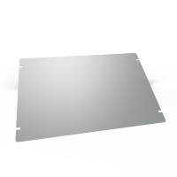 1431-22 (1441 Series Chassis Bottom Panel - Hammond) - Grey - 295mm x 152mm x 1mm - Steel