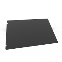 1431-22BK3 (1441 Series Chassis Bottom Panel - Hammond) - Black - 295mm x 152mm x 1mm - Steel