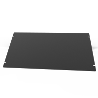 1431-26BK3 (1441 Series Chassis Bottom Panel - Hammond) - Black - 397mm x 152mm x 1mm - Steel