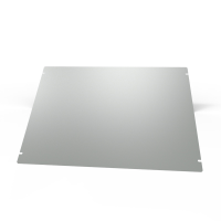 1431-34 (1441 Series Chassis Bottom Panel - Hammond) - Grey - 422mm x 254mm x 1mm - Steel