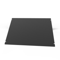 1431-34BK3 (1441 Series Chassis Bottom Panel - Hammond) - Black - 422mm x 254mm x 1mm - Steel