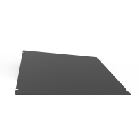 1431-38BK3 (1441 Series Chassis Bottom Panel - Hammond) - Black - 422mm x 305mm x 1mm - Steel