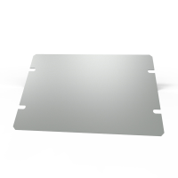 1431-8 (1441 Series Chassis Bottom Panel - Hammond) - Grey - 143mm x 76mm x 1mm - Steel