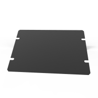 1431-8BK3 (1441 Series Chassis Bottom Panel - Hammond) - Black - 143mm x 76mm x 1mm - Steel