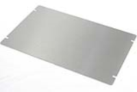 1434-117 (1444 Series Bottom Plate - Hammond) - Natural - 279mm x 178mm x 1mm - Aluminium