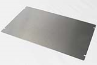 1434-159 (1444 Series Bottom Plate - Hammond) - Natural - 381mm x 229mm x 1mm - Aluminium