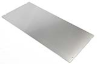 1434-178 (1444 Series Bottom Plate - Hammond) - Natural - 432mm x 203mm x 1mm - Aluminium