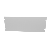 1434-18 (1444 Series Bottom Plate - Hammond) - Natural - 333mm x 76mm x 1mm - Aluminium