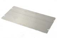 1434-955 (1444 Series Bottom Plate - Hammond) - Natural - 241mm x 127mm x 1mm - Aluminium