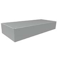 1441-18 (1441 Series Chassis - Hammond) - Grey - 343mm x 127mm x 51mm - 20 Gauge Steel