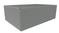 1441-8 (1441 Series Chassis - Hammond) - Grey - 152mm x 102mm x 51mm - 20 Gauge Steel