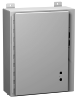 1447SG10 (1447S Series Type 12 Mild Steel Wallmount Disconnect Enclosure - Hammond Manufacturing) - ANSI 61 Grey - 914mm x 797mm x 254mm