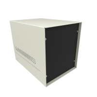 1452DE11 (1452 Series Enclosures - Hammond) - Grey - 191mm x 277mm x 216mm - 20 Gauge Steel with Aluminium Ends - IP31