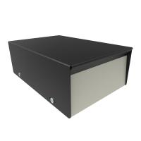 1454D (1454 Series Enclosures - Hammond) - Grey/Black - 149mm x 102mm x 54mm - 20 Gauge Steel - IP32