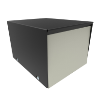 1454L (1454 Series Enclosures - Hammond) - Grey/Black - 127mm x 152mm x 102mm - 20 Gauge Steel - IP32