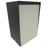 1454M (1454 Series Enclosures - Hammond) - Grey/Black - 102mm x 76mm x 152mm - 20 Gauge Steel - IP32