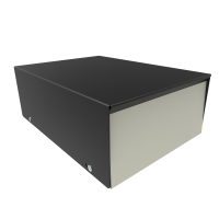 1454N (1454 Series Enclosures - Hammond) - Grey/Black - 210mm x 152mm x 76mm - 20 Gauge Steel - IP32