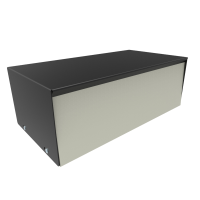 1454P (1454 Series Enclosures - Hammond) - Grey/Black - 254mm x 127mm x 89mm - 20 Gauge Steel - IP32