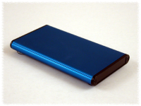 1455A1202BU (1455 Series Enclosures - Hammond) - Blue - 120mm x 70mm x 12mm - Aluminium - IP54