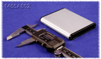 1455A802 (1455 Series Enclosures - Hammond) - Silver - 80mm x 70mm x 12mm - Aluminium - IP54