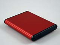 1455A802RD (1455 Series Enclosures - Hammond) - Red - 80mm x 70mm x 12mm - Aluminium - IP54