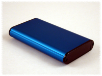 1455B1202BU (1455 Series Enclosures - Hammond) - Blue - 120mm x 72mm x 19mm - Aluminium - IP54