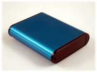 1455B802BU (1455 Series Enclosures - Hammond) - Blue - 80mm x 72mm x 19mm - Aluminium - IP54