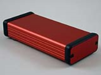 1455C1201RD (1455 Series Enclosures - Hammond) - Red - 120mm x 54mm x 23mm - Aluminium - IP54