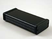 1455C1202BK (1455 Series Enclosures - Hammond) - Black - 120mm x 54mm x 23mm - Aluminium - IP54