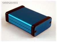 1455C801BU (1455 Series Enclosures - Hammond) - Blue - 80mm x 54mm x 23mm - Aluminium - IP54