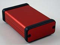 1455C801RD (1455 Series Enclosures - Hammond) - Red - 80mm x 54mm x 23mm - Aluminium - IP54