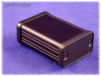 1455D602BK (1455 Series Enclosures - Hammond) - Black - 60mm x 45mm x 25mm - Aluminium - IP54