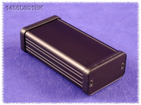 1455D801BK (1455 Series Enclosures - Hammond) - Black - 80mm x 45mm x 25mm - Aluminium - IP54