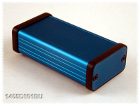 1455D801BU (1455 Series Enclosures - Hammond) - Blue - 80mm x 45mm x 25mm - Aluminium - IP54