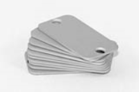 1455DAL-10 (1455 Series Enclosures Aluminium End Plates - Hammond) - Silver - 2mm x 42mm x 23mm - Aluminium