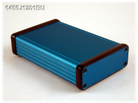 1455J1201BU (1455 Series Enclosures - Hammond) - Blue - 120mm x 78mm x 27mm - Aluminium - IP54