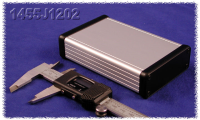 1455J1202 (1455 Series Enclosures - Hammond) - Silver - 120mm x 78mm x 27mm - Aluminium - IP54