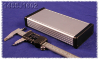 1455J1602 (1455 Series Enclosures - Hammond) - Silver - 160mm x 78mm x 27mm - Aluminium - IP54