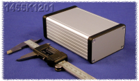 1455K1201 (1455 Series Enclosures - Hammond) - Silver - 120mm x 78mm x 43mm - Aluminium - IP54