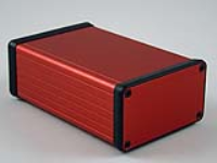 1455K1201RD (1455 Series Enclosures - Hammond) - Red - 120mm x 78mm x 43mm - Aluminium - IP54