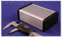 1455K1202 (1455 Series Enclosures - Hammond) - Silver - 120mm x 78mm x 43mm - Aluminium - IP54