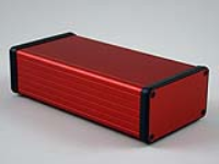 1455K1601RD (1455 Series Enclosures - Hammond) - Red - 160mm x 78mm x 43mm - Aluminium - IP54